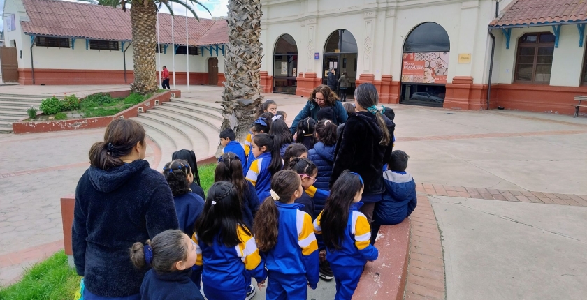 Los/as estudiantes de Kínder visitaron el Museo Limarí y la Biblioteca Pública